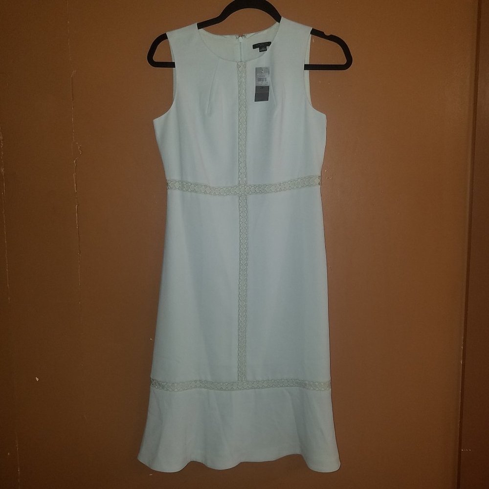 $149 ANN TAYLOR 2-PETITE MINT GREEN SLEEVE LESS